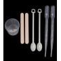 Set pentru aplicat vopsea gene si sprancene din 7 piese SVP001